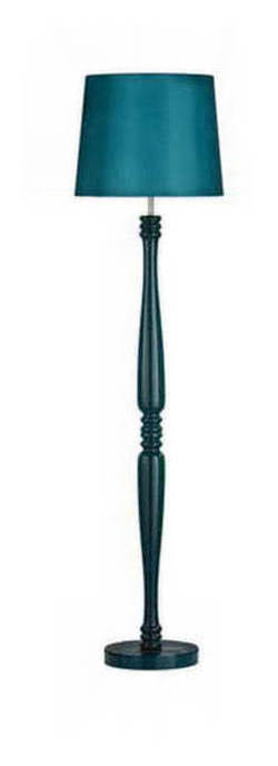 Teal High Gloss Floor Lamp